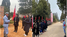 传承红色基因 汲取奋进力量 --马克思主义学院直属党支部主题党日活动