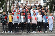 我院举行2021年春季学期预定新兵欢送大会