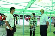 学校领导深入一线检查指导迎新工作
